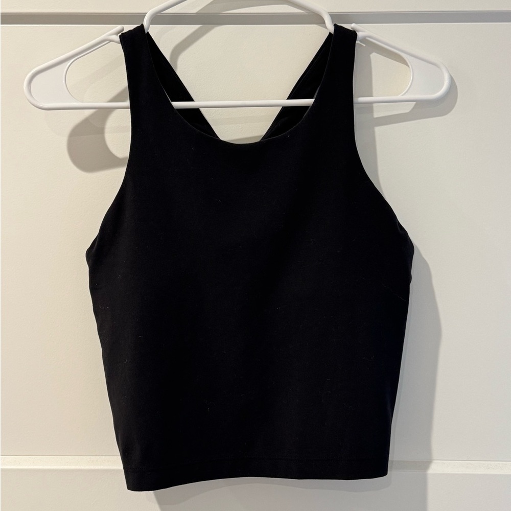 Athleta women’s  Black tank Top bra